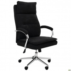 Офісне крісло керівника Olimpic тканина чорна