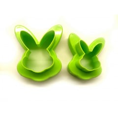 Вирубки для печива двосторонні Зайчик Kitchen 2 штуки Чортків