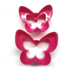 Вырубки для печенья двухсторонние Бабочка 2 штуки Дзензелевка