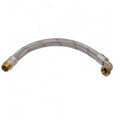 Шланг кутовий антивібраційний Parigi 1х1 ВЗ L=700 мм (658412420700)