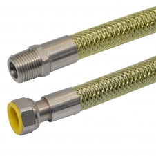 Шланг-трубка нержавійка для газу Parigi 1/2х1/2 ВЗ L=0,75 м (T04S25S20750)