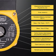 Насос циркуляційний Mytec OTP 4/25S 180 Славута