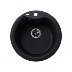 Гранітна мийка Globus Lux ORTA 485 мм-А0001, графiт Енергодар