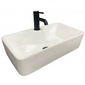 Раковина накладна VBI Forli L білий VBI-011103