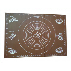 Силіконовий килимок Ytech 65 х 45 см коричневий для розкочування тіста