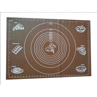 Силіконовий килимок Ytech 65 х 45 см коричневий для розкочування тіста