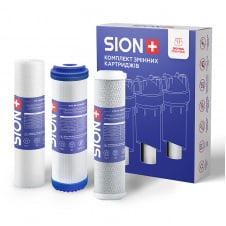 Комплект картриджів Sion Perfect для фільтра зворотнього осмосу Білий 3 шт