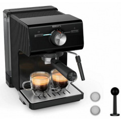 Кавоварка еспресо Krups XP381810 OPIO BLK 2 л Чорний (7076115) Куп'янськ