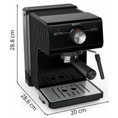 Кавоварка еспресо Krups XP381810 OPIO BLK 2 л Чорний (7076115) Куп'янськ