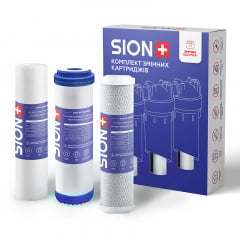 Комплект картриджів Sion Perfect для фільтра зворотнього осмосу Білий 3 шт Київ