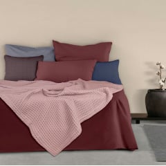 Покривало COSAS Sakura Greek Waffle 240х260 см Рожевий Луцьк