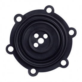 Прокладка SHS з пелюстками на 6 болтів під фланець Чорний ФЛ-01