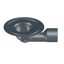 Корпус трапа для балконів та терас Hutterer&Lechner HL80K горизонтальний DN50/75 поворотний