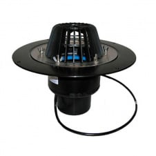 Покрівельна воронка Hutterer&Lechner GmbH DN75 вертикальний випуск з затискним елементом та електрообігрівом (HL62.1/7)