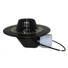 Покрівельна воронка Hutterer&Lechner GmbH DN75/110 горизонтальний випуск з затискним елементом (HL64)