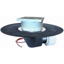 Покрівельна воронка Hutterer&Lechner GmbH DN75/110 горизонтальний випуск з бітумним полотном та електрообігрівом (HL64.1BH)