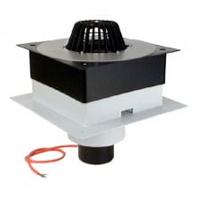 Покрівельна воронка Hutterer&Lechner HL63.1P/1 DrainBox DN110 з ПВХ-консоллю та з електропідігрівом