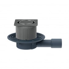 Трап для внутрішніх приміщень Hutterer&Lechner HL90Prblue-3000 горизонтальний, з сухим сифоном