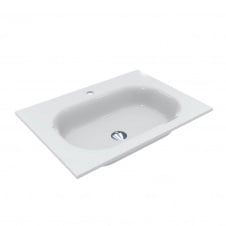 Умивальник Miraggio Lake 700 miramarble, білий глянцевий (8815042)