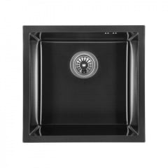 Кухонна мийка Granado Under top Steel S201 black honeycomb (GS08201BH) Кам'янка-Дніпровська