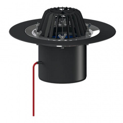 Покрівельна воронка Hutterer&Lechner GmbH DN160 вертикальний випуск з затискним елементом та електрообігрівом (HL62.1/5) Бровари