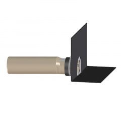 Парапетна воронка Hutterer&Lechner HL68H.0/110 DN110 з полімербітумним фартухом і відвідною трубою з ПП Київ