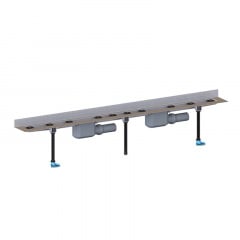 Душовий лоток Hutterer&Lechner HL50W.0/140 кутовий пристінний 1400 мм без решітки Київ