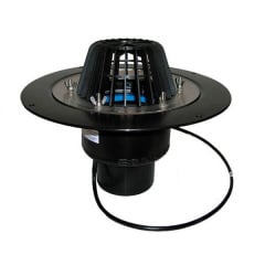 Покрівельна воронка Hutterer&Lechner GmbH DN75 вертикальний випуск з затискним елементом та електрообігрівом (HL62.1/7) Київ