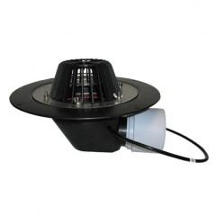 Покрівельна воронка Hutterer&Lechner GmbH DN75/110 горизонтальний випуск з затискним елементом (HL64) Владимир-Волынский