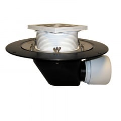 Покрівельна воронка Hutterer&Lechner HL64B DN75/110 горизонтальний випуск із затискним елементом Бушеве