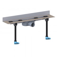 Душовий лоток Hutterer&Lechner HL50WU.0/90 кутовий пристінний 900 мм без решітки Дубно