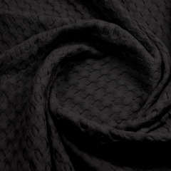 Плед покрывало COSAS Black Waffle Weave 160х230 см Черный Орехов