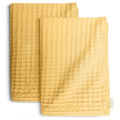 Вафельні рушники COSAS Summer Greek Waffle Жовтий 2 шт Київ