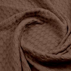 Плед покрывало COSAS Mousse Waffle Weave 230х240 см Шоколадный Балаклея