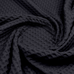 Плед покрывало вафельное COSAS Black Greek Waffle 160х230 см Черный Киев