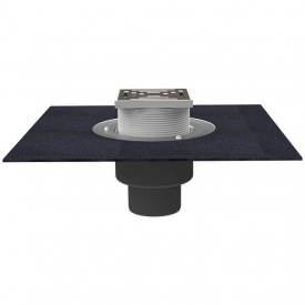 Покрівельна воронка Hutterer&Lechner GmbH DN110 вертикальний випуск з бітумним полотном (HL62BH/1)