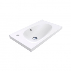 Умивальник Miraggio Titania 700C miramarble matt, білий матовий