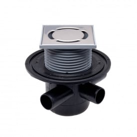 Трап для внутрішніх приміщень Hutterer&Lechner HL304 горизонтальний з трьома додатковими входами