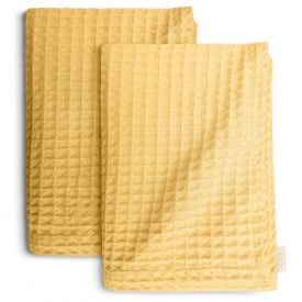 Вафельні рушники COSAS Summer Greek Waffle Жовтий 2 шт