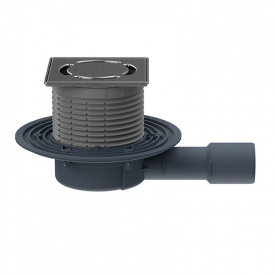 Трап для внутрішніх приміщень Hutterer&Lechner HL90Prblue-3000 із сухим сифоном 121х121/115х115мм