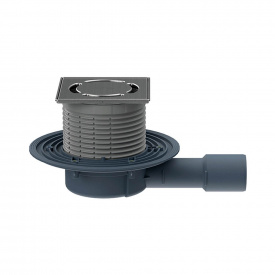 Трап для внутрішніх приміщень Hutterer&Lechner HL90Prblue-3000 горизонтальний, з сухим сифоном