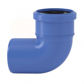 Коліно каналізаційне безшумне Valsir Triplus Ø110x87° (VS0650459)