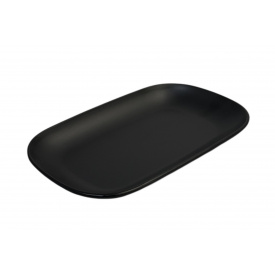 Тарілка овальна One Chef 24х15 см Чорний