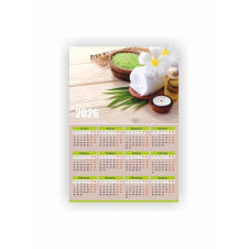 Календар-плакат Vivay 2026 Салон краси А3 Різнокольоровий (hub_hw9rpo)