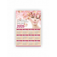 Календар-плакат Vivay 2026 Салон краси А3 Різнокольоровий (hub_tma83u)