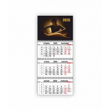 Квартальний настінний календар Vivay 2026 Масажний кабінет 30x65 см Різнокольоровий (hub_p357j6)