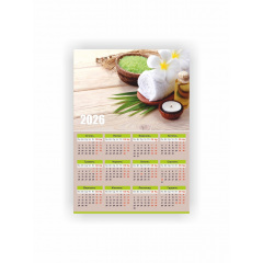 Календар-плакат Vivay 2026 Салон краси А3 Різнокольоровий (hub_hw9rpo) Кушугум