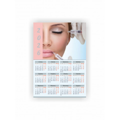 Календар-плакат Vivay 2026 Салон краси А3 Різнокольоровий (hub_1ci3hc) Бородянка