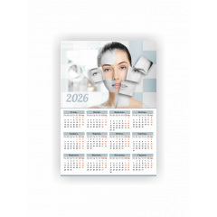 Календар-плакат Vivay 2026 Салон краси А3 Різнокольоровий (hub_5al7ba) Кушугум