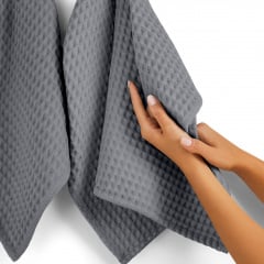 Полотенце вафельное COSAS Shadow Greek Waffle 65x120 см Графитовый Конотоп